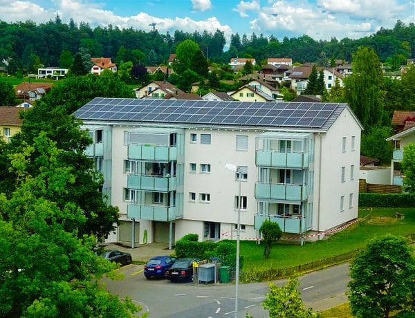 Solar panel on condo building in Menziken, AG - Image 2